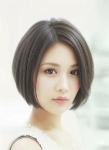 乾かすだけで決まるこなれダークアッシュ♪ミディアムボブ