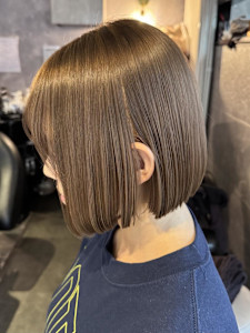 《鈴木茉奈》ミルクティーベージュ/ボブカット/大宮