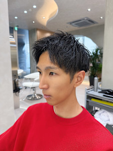 アップバングショート