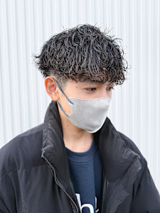 波巻きスパイラルパーマ強め