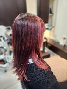 ハイライト×ピンク