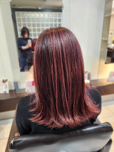 ハイライト×ピンク