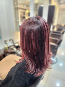 ハイライト×ピンク