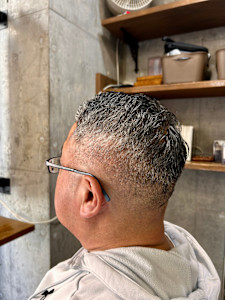 グレイヘア×ナチュラルフェード