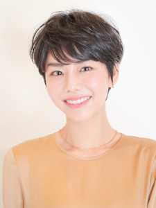 前下がりショート・ボブ/絶壁解消/前髪あり/40代/30代