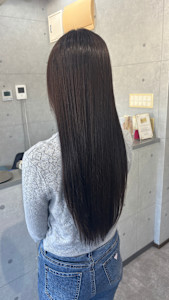 髪質改善　美髪　ストレート