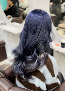 ブルー×バイオレット×インナーカラー