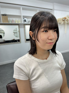 顔まわりレイヤー/フェイスレイヤー/切りっぱなしボブ/ボブ - AO。掲載