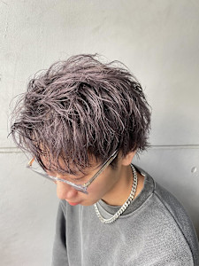 シルバーグレージュ/グレーカラー/ハイトーンカラー/ブリーチ