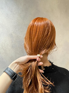 オレンジカラー/暖色カラー/ハイトーンカラー/石川町美容室 - AO。掲載
