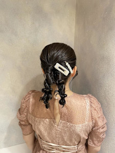 結婚式ヘア/ベージュ/結婚式ヘアアレンジ/横浜ヘアアレンジ - AO。掲載