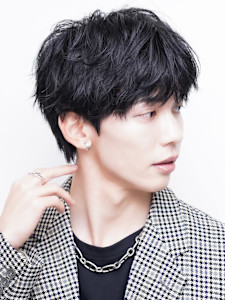 眉毛カット ニュアンスパーマ フェザーパーマ 20代 束感