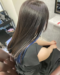 イヤリングカラーブルー