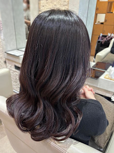 艶感たっぷり♪冬色ラベンダーブラウン