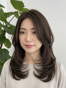 ハイレイヤーウルフ/ハイレイヤーカット/シャギー