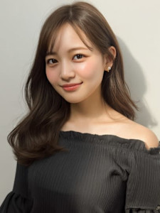 マロンベージュ ダメージカラー ロングレイヤー 似合わせ