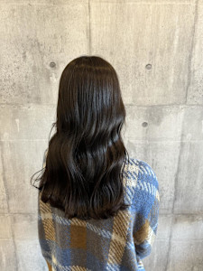 透明感マロンベージュ