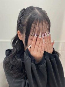 【ヘアメ】編み上げハーフツイン♪_ユウ(大須/栄)