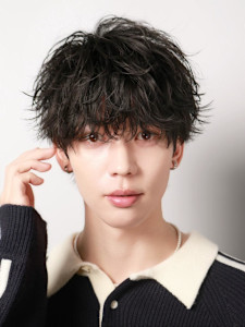 無造作シャドウマッシュ