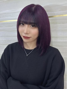 《鈴木茉奈》原色カラー/ラベンダー/デザインカラー