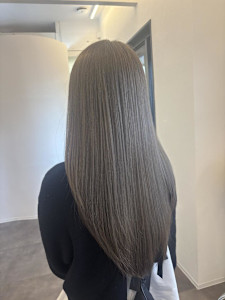 【miu限定】ブリーチカラーでできるグレージュカラー