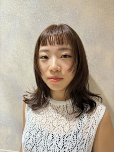 透明感カラー/レイヤーカット/デザインカット/顔まわりカット