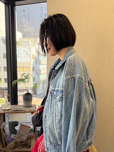 【kiji】乾かしてオイルをつけるだけのナチュラルボブ＃久屋