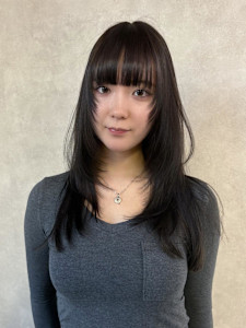 miu&清水大誠　レイヤーカット　ハッシュカット