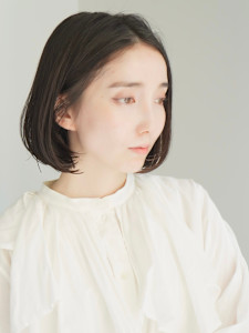 ショート・ボブ/丸顔/前髪あり/絶壁解消/40代/50代/