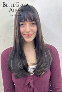 カット＋カラー - BELLE GROW ALPHA HAIR&NAIL掲載