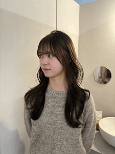 透明感カラー ［酸性ストレート/ヘアセット] - re’ll*花屋併設の美容院*掲載