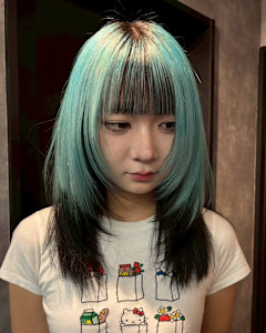 アンブレラカラー　デザインカラー　ケアブリーチカラー