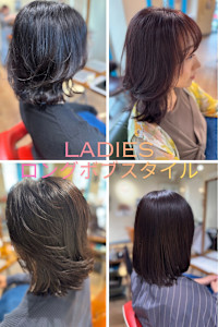 YASAKU’sレディースロングボブスタイル