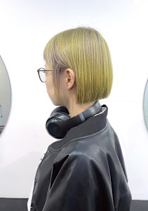 コンパクトボブ/レイヤーカット/デザインカラー