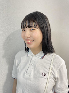 おしゃれ黒髪カット/ぱつっとボブ/顔まわりカット/おくれ毛 - AO。掲載