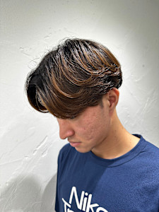 毛流れセンターパート