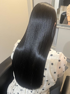 透け感コリアンブラック/錦糸町/髪質改善