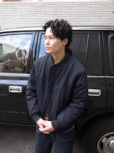 ナチュラルセンターパートカジュアルラフパーマ/渋谷