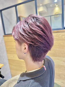 毛流れメンズ★カシスバイオレット