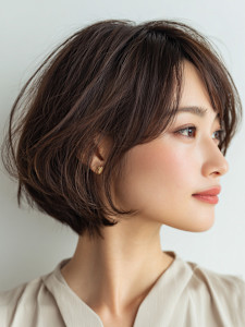 大人の上品ショートボブ［鷺ノ宮］ - NOA掲載
