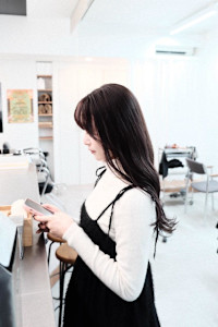 ラベンダーグレー/髪質改善