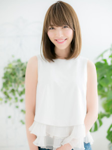 ワイドバング×ストレートロブヘア - 髪質改善 完全完結型個室サロン people[  ] 勝どき 美容室NEW OPEN 12月1日掲載