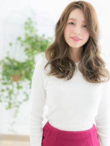 かきあげバング×ロングウルフe