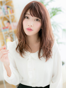 チェリーブラウンで大人ガーリーウェーブ - 髪質改善 完全完結型個室サロン people[  ] 勝どき 美容室NEW OPEN 12月1日掲載