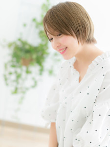 くびれショート×前下がり小顔ウルフ - 髪質改善 完全完結型個室サロン people[  ] 勝どき 美容室NEW OPEN 12月1日掲載