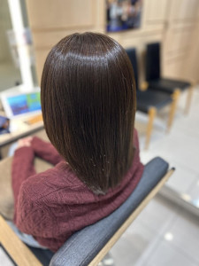 髪質改善ストレート