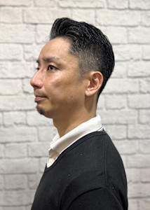 サッパリ短くフェードショート