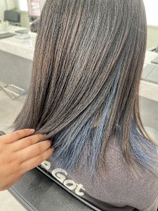 インナーカラー - K&K  ブリーチ/ダブルカラー/プルエクステ/縮毛矯正/髪質改善掲載