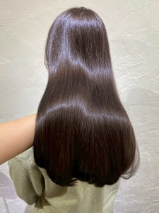 艶髪 髪質改善 美髪 アッシュブラウン 20代 透明感カラー - 福岡 オーガニックカラー miroa掲載