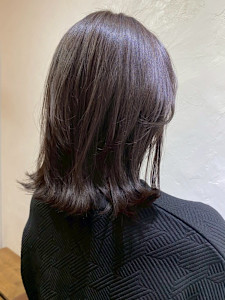 アッシュカラー 髪質改善 顔周りカット 艶髪 透明感カラー - 福岡 オーガニックカラー miroa掲載